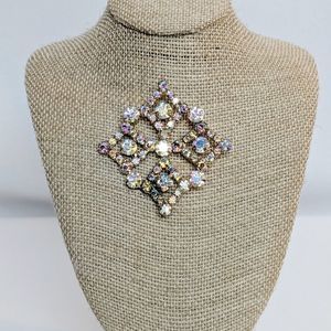 Vintage Amsel Glamorous Rhinestone Brooch